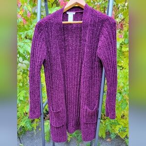 Matty M Plum Cardigan